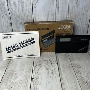 Seiko Instruments Expense Recorder DF-1220 Pocket Logic Series